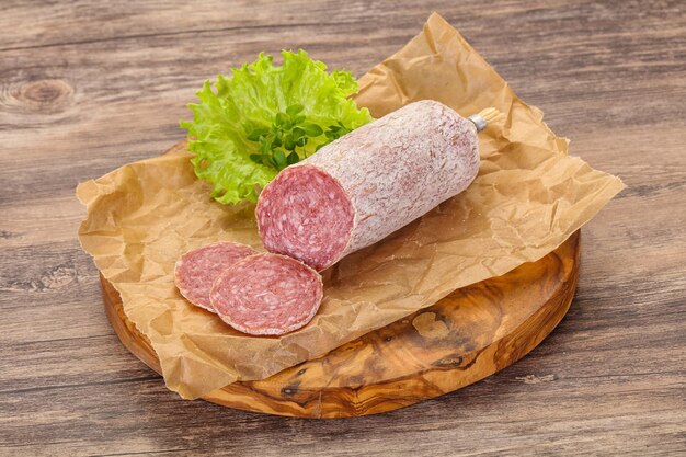 Saucisse de porc sèche italienne Saliami