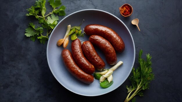 Photo une saucisse thaïlandaise