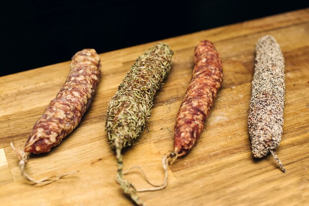 Saucisses françaises d&#39;Auvergne