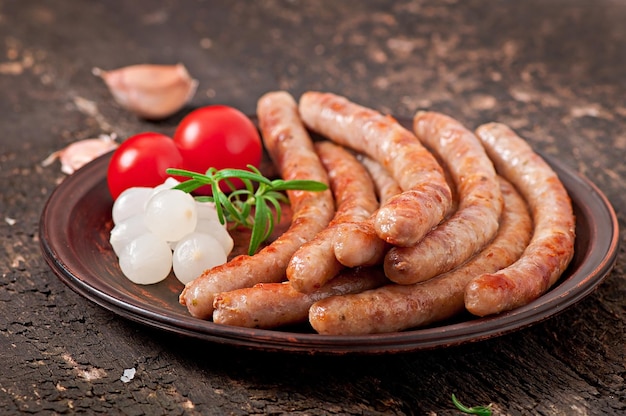 saucisses grillées