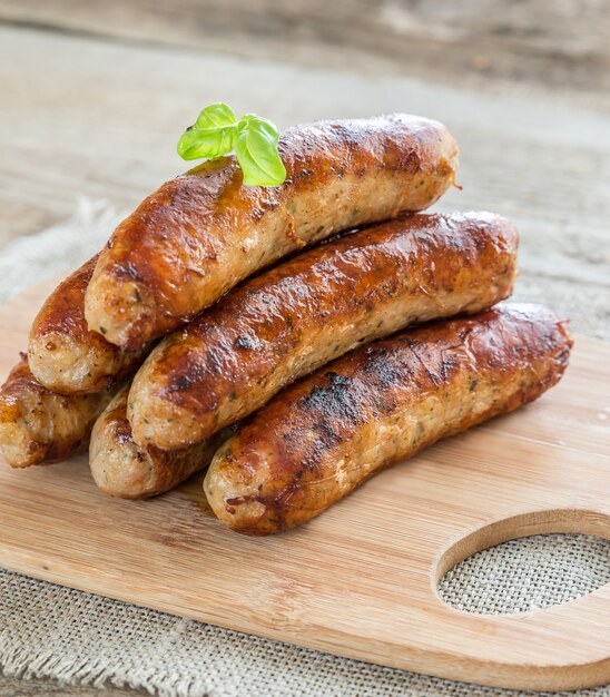 Saucisses grillées