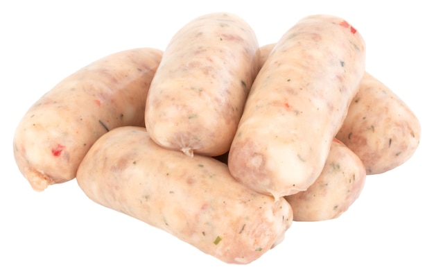 Saucisses de porc crues