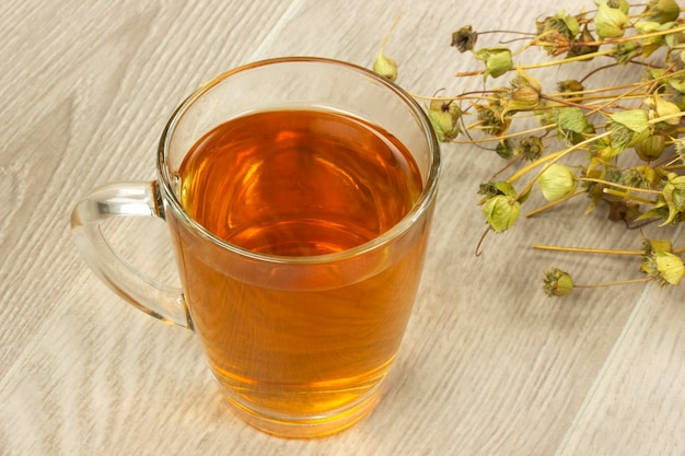 Sauge séchée Sauge boisson chaude en verre