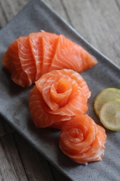 Saumon Sashimi Belle Fleur