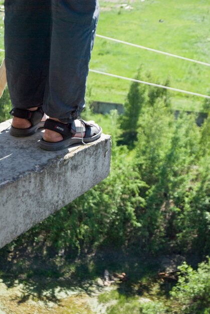 Saut à cordes sportives extrêmes