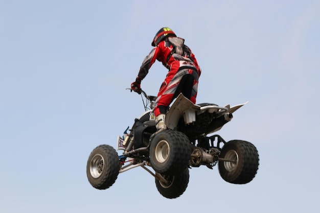 Photo saut en quad