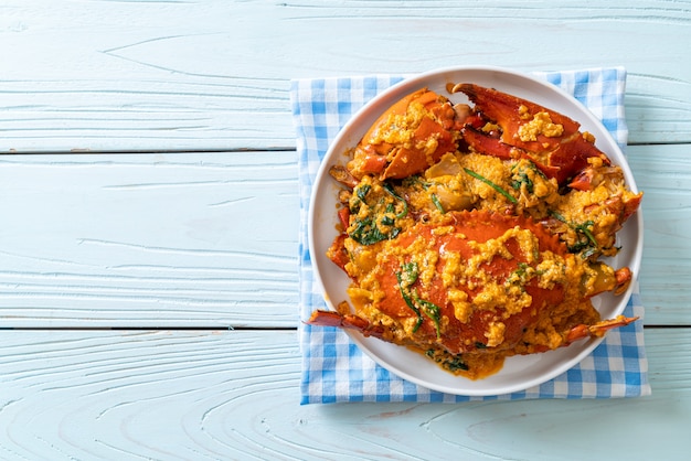 Sauté de crabe au curry en poudre - Style fruits de mer