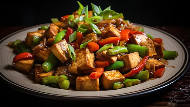 Sauté de porc au tofu