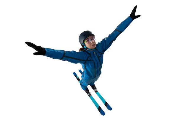 sauts acrobatiques ski