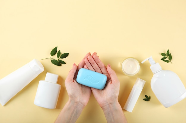 Savon pour l'hygiène du lavage des mains et la propreté des mains