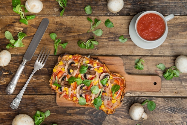 Savoureuse pizza maison