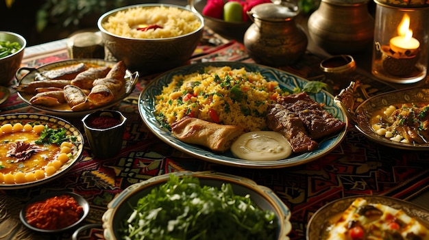 Savourez le coucher de soleil en explorant la riche tapisserie des délices de l'Iftar