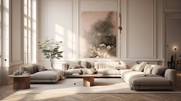 Le scandinave rencontre l'Art déco Une danse de minimalisme et de luxe