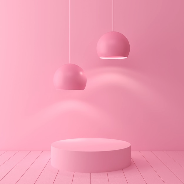 Scène de couleur pastel de forme géométrique abstraite minimale, conception de rendu 3d de podium d'affichage de produit ou de produit.
