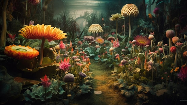 Une scène du film le jardin des dieux.