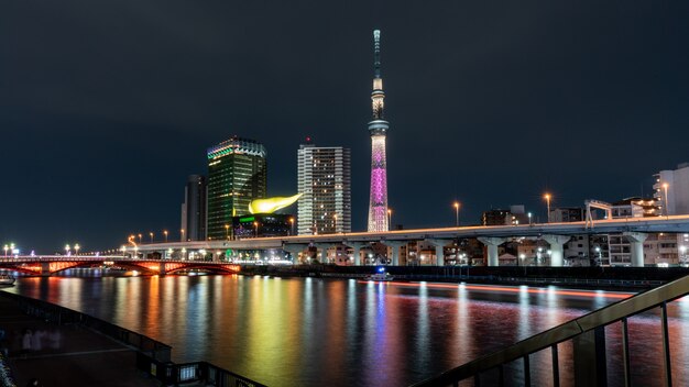 Scène de nuit de Tokyo