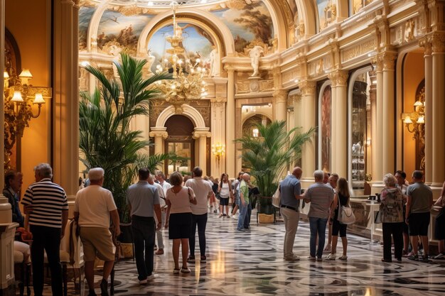 Photo des scènes captivantes les touristes explorent le glamour de monte-carlo le 20 juin 2019