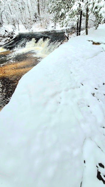 des scènes d&#39;hiver