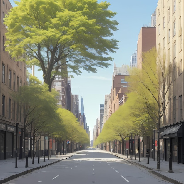 Scènes de rue et d'été à New York