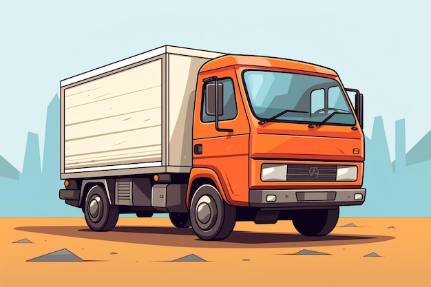 Photo scènes vectorielles de chargement de camion en mouvement pour un camion à ordures new beginnings dans vector action vector kee