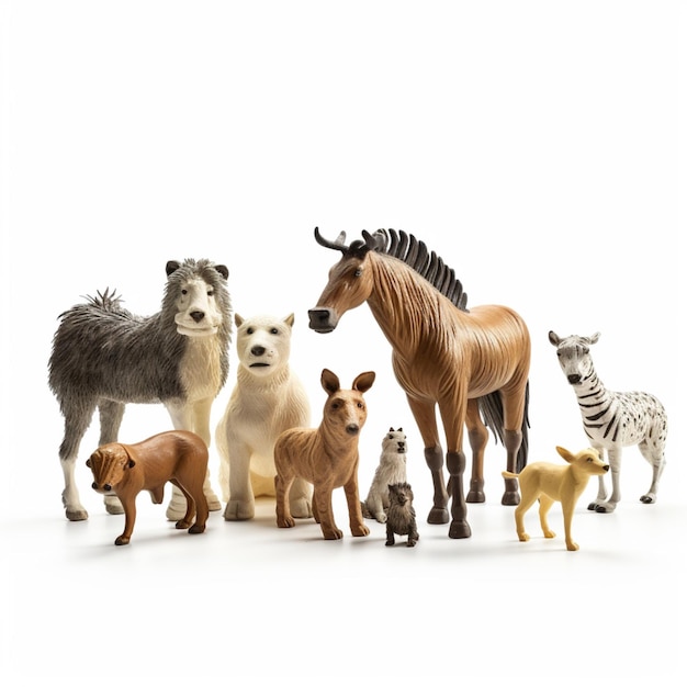 Schleich avec fond blanc ultra h de haute qualité