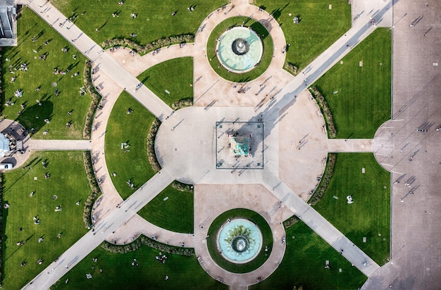 Schlossplatz à Stuttgart en Allemagne