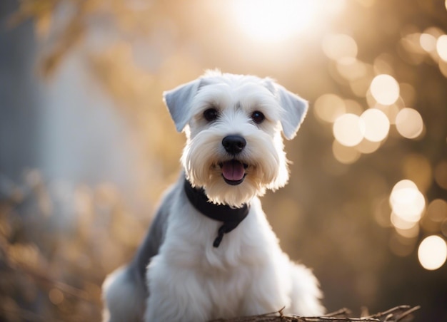 Un schnauzer en miniature