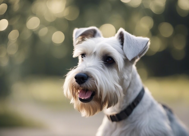 Un schnauzer en miniature