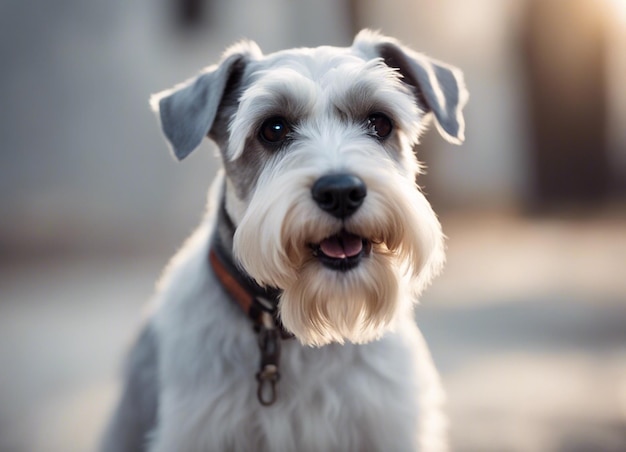 Un schnauzer en miniature