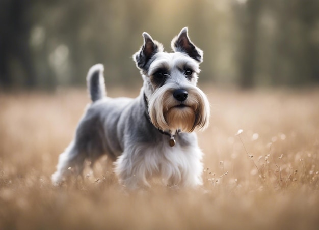 Un schnauzer en miniature