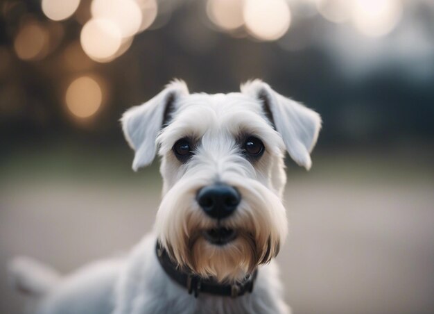 Un schnauzer en miniature