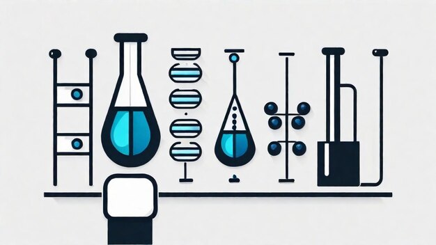 Photo un scientifique analyse la structure de l'adn