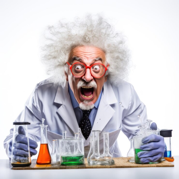 Un scientifique fou isolé.
