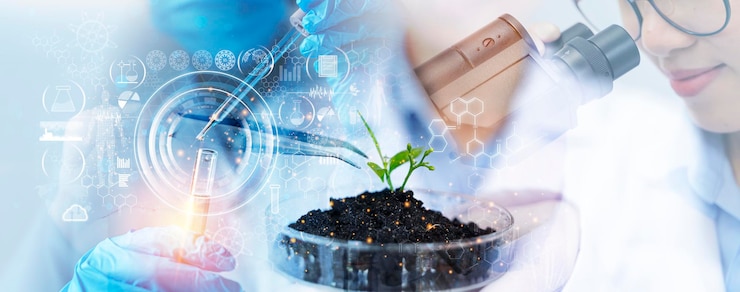 Photo les scientifiques expérimentent la recherche génétique et la science de la biotechnologie la biologie humaine