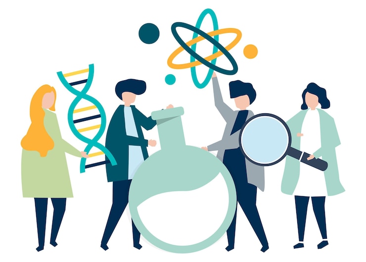 Photo les scientifiques png clipart laboratoires de recherche médicale et outils clipart dessin animé sur fond transparent