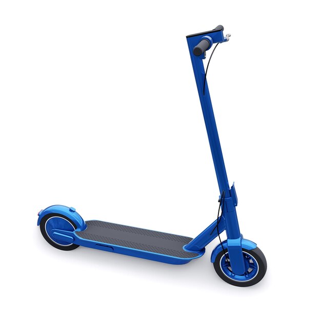 Scooter pliant électrique pour les loisirs et les déplacements en ville Illustration 3D