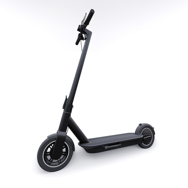 Scooter pliant électrique pour les loisirs et les déplacements en ville Illustration 3D