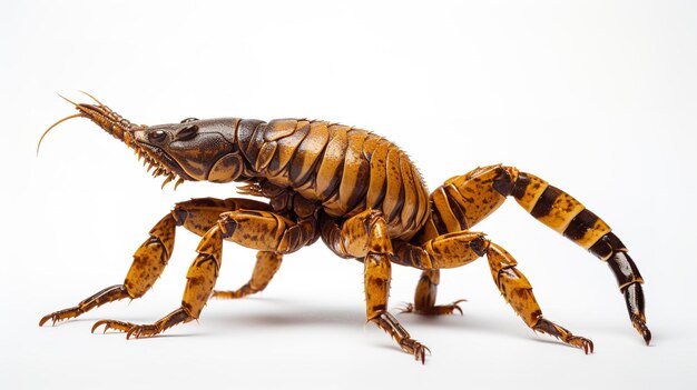 Photo scorpion un coup de corps complet de simple