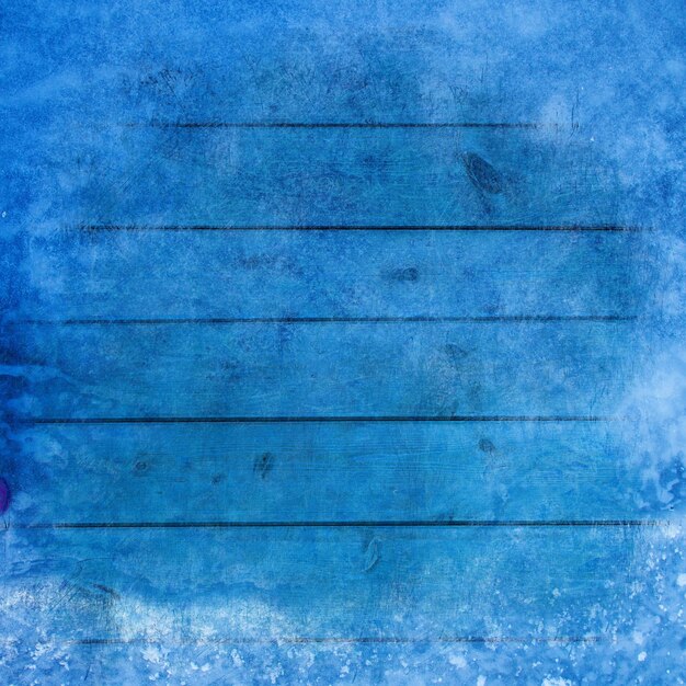 Scrapbooking Nouvel An design modèle de fond carré texturé bleu avec table de planche gelée et neige