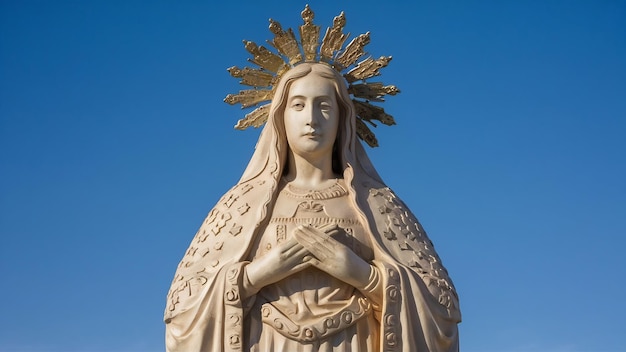 Sculpture de l'image de nossa senhora aparecida la patronne du Brésil