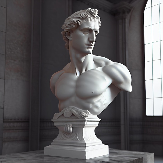 Sculpture romaine antique 3D