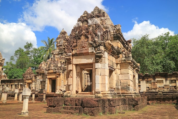 Sdok Kok Thom Temple Khmer antique dans la province de Sa Kaeo en Thaïlande