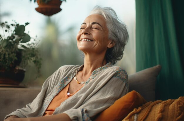 Se reposer à la maison dans le canapé se détendre et ne rien faire concept.