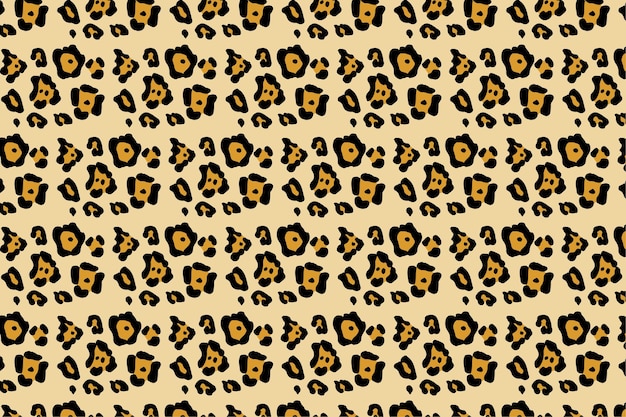 Seamless Camouflage Pattern Leopard Skin Abstract Background Dark Spots Orange Print sur tissu et