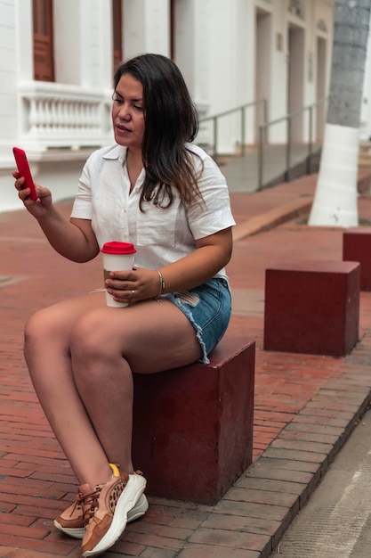 Séance photo de blogueurs de mode dans la rue