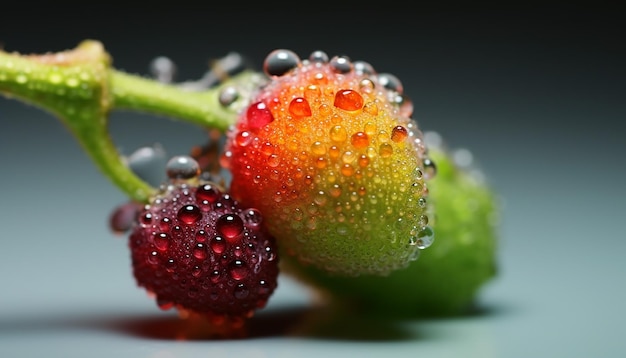 Une séance photo de fruits en gros plan Concept de fruits très détaillé et de qualité HD