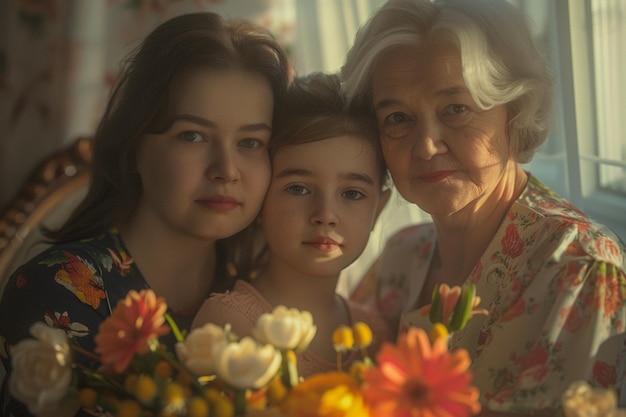 Une séance photo surprise en famille pour la fête des mères.