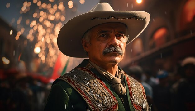 Séance de photographie du jour de l'indépendance du Mexique Photographie de portrait