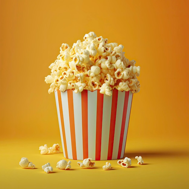 Un seau de pop-corn