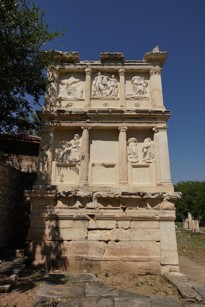 Sebasteion dans la ville antique d'Aphrodisias à Aydin Turkiye